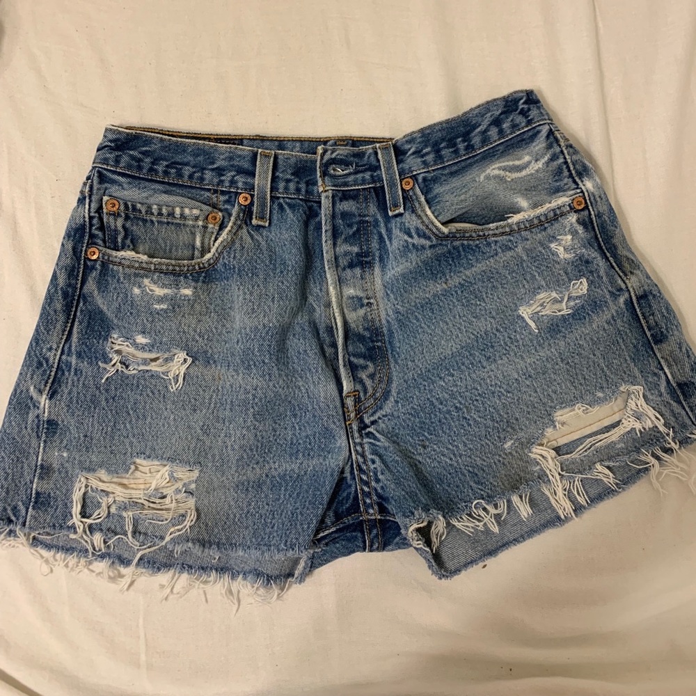 Denim shorts